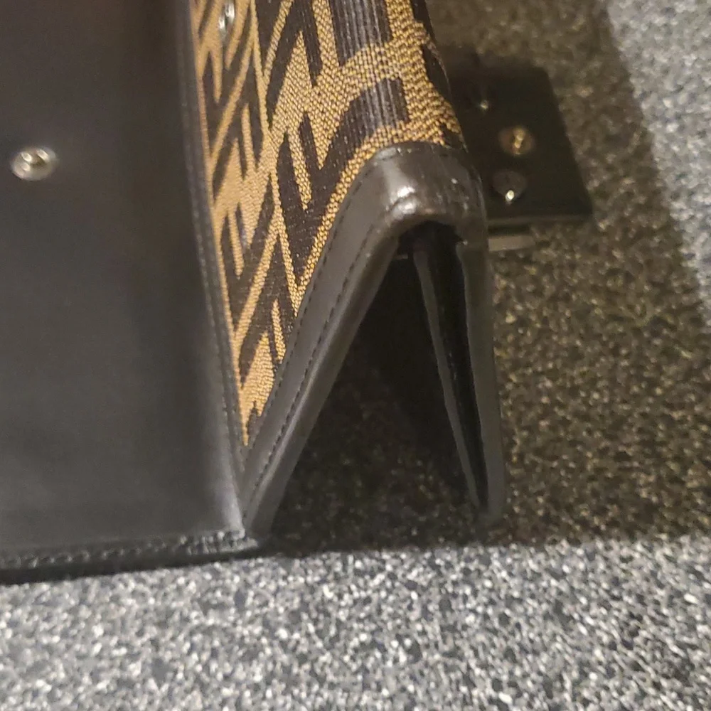 Fendi Zucca Monogram Flap Long Wallet